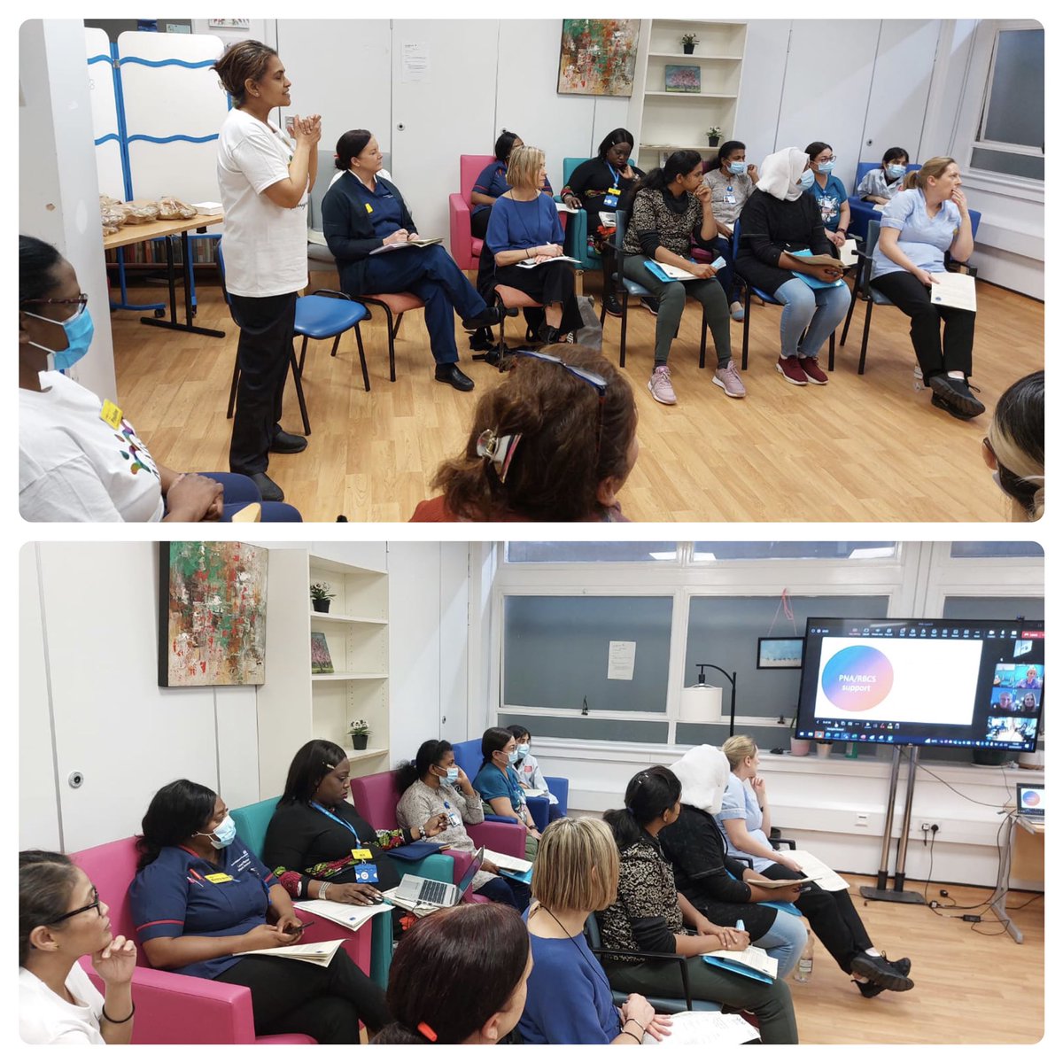HazelManzano3's tweet photo. Successful #BCY_PNA Always Within Reach #AWiRe project launch @NorthMidNHS excited about our next journey together and thank you team & #Shekel @Suzanne02190370 @NicoelaH @datt_colette @SarahHa88622902 @MrsBosanquet #KitOriakhi @BettyAnnRussel5 https://t.co/Ku7G8zeqOG