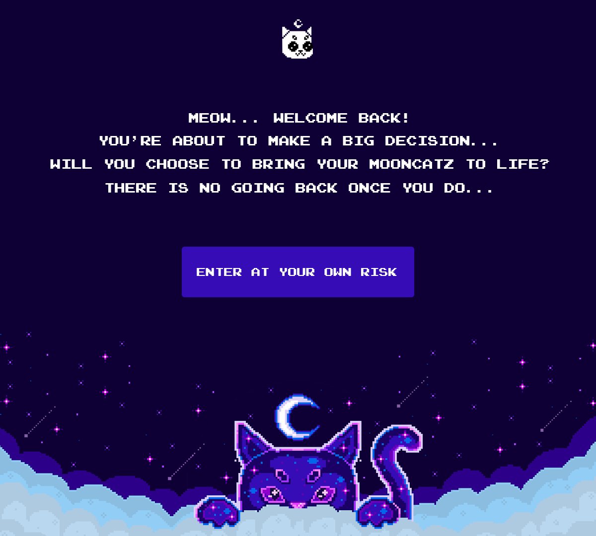 MooncatzNFT's tweet photo. . 　　　 ⊹                                                           ⊹
 ⊹ 　　 　                       　.         ✧　　　　　 . 
   　　　⊹　 　                                          　　　　  　   ✫ 　　　　
     ˚                      　   　 *            ⊹ https://t.co/tMxScCLP35
