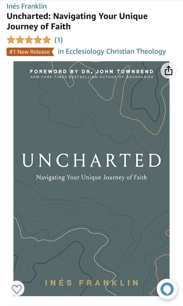 JRMaxfield's tweet photo. CONGRATS to @inesfranklin on the release of Uncharted—#1 New Release in Ecclesiology Christian Theology https://t.co/n0LmcgDEdh https://t.co/w6Fd4bTujX