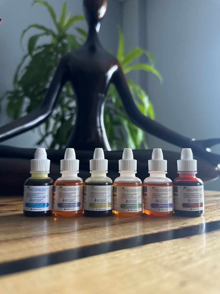 "Revitalize your daily routine with our range of high potency CBD + CBG sublingual drops, available in 6 unique formulas. From pain relief to anti-anxiety, each formula is carefully crafted with all-natural ingredients to target specific needs. Try them all today!" #CBD #CBG