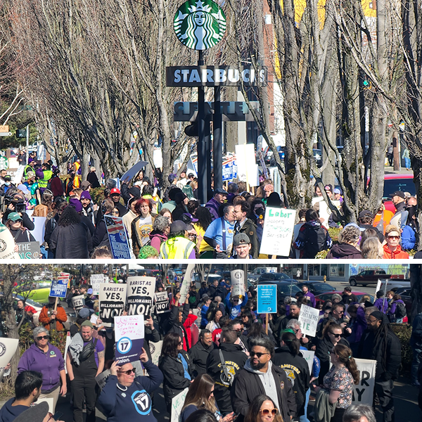 .Starbucks acts like it holds progressive values, yet does everything it can to silence workers. Tell Starbucks, ethical companies don't union bust. bit.ly/3JS8OFb #StarbucksShareholders $sbux