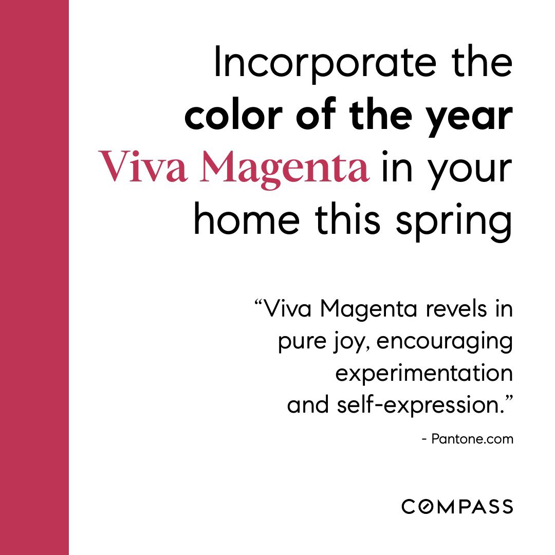 HottofftheSteph's tweet photo. What do you think about the “colors of the year”? #RealEstate #realtorlife #luxurydesign #luxuryrealestate #Florida #magenta https://t.co/QeAxHu1uhv
