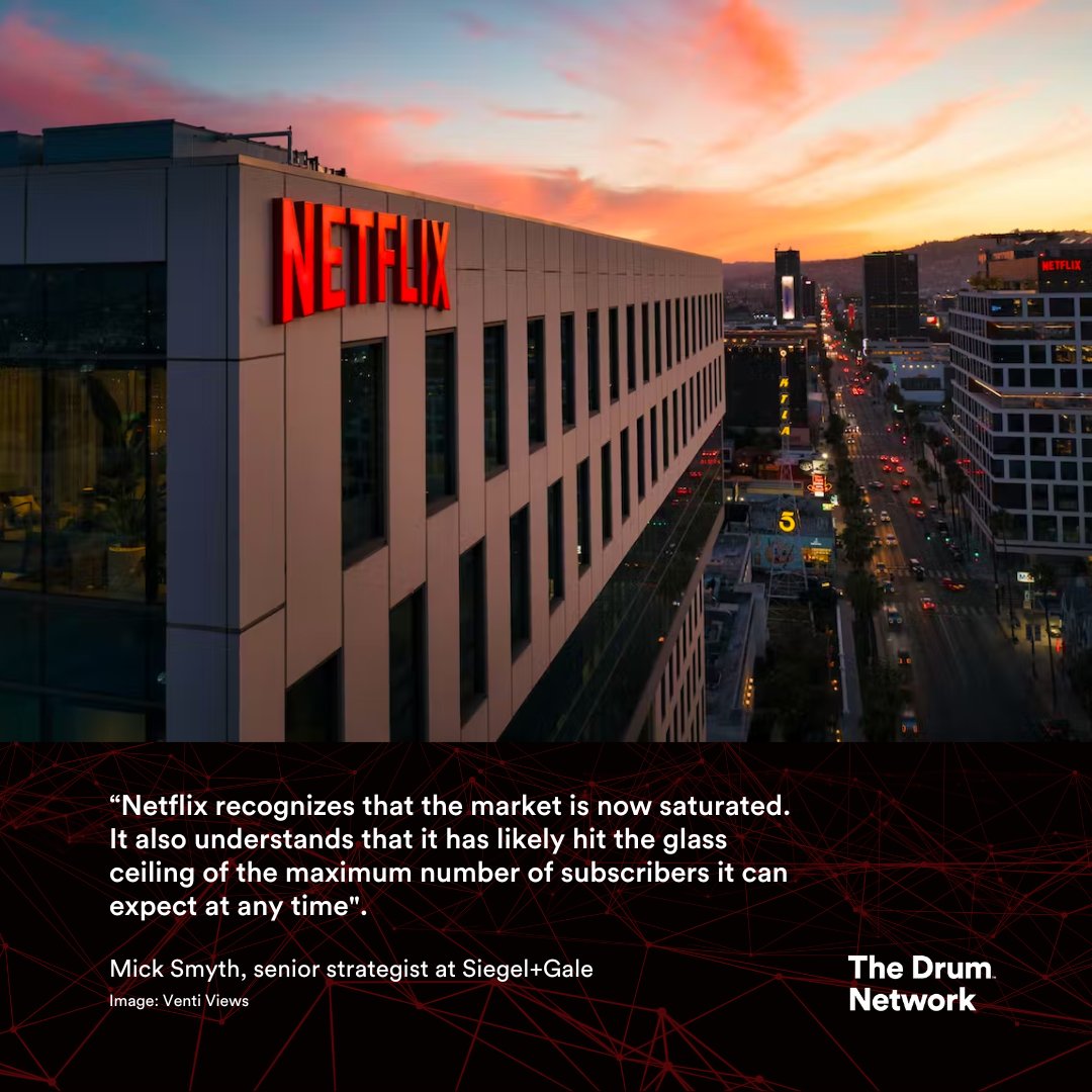 Has #Netflix peaked?🍿➡️bit.ly/405OLc8 

Mick Smyth of <a href="/SiegelGale/">Siegel+Gale</a> looks at what #brands can learn from the streaming service’s mistakes.