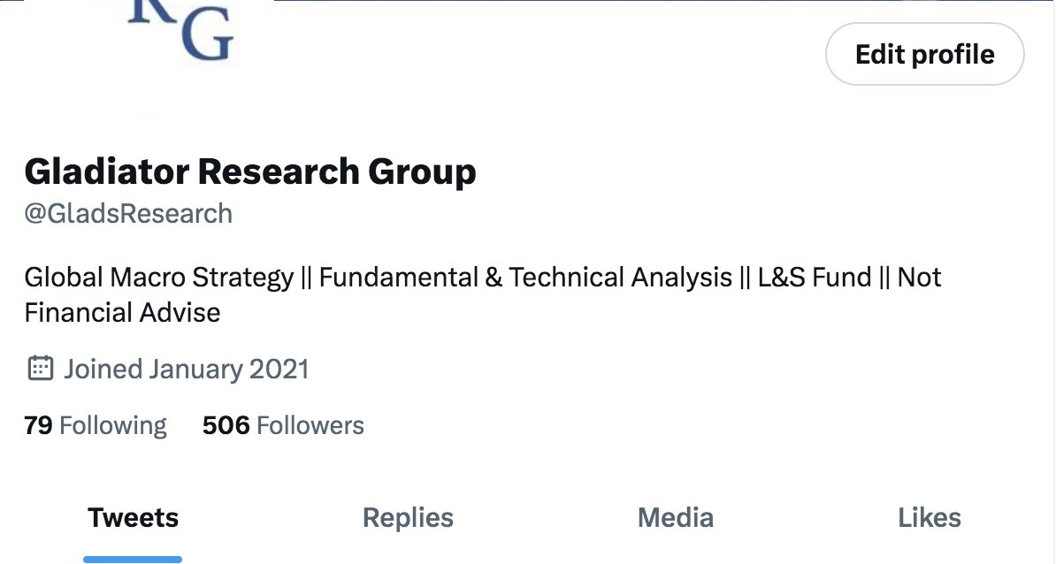 GladsResearch's tweet photo. Over the last week or so, my account has received a lot of attention.

For those who share my content, I can't express my appreciation enough.

Followers, I appreciate every single one of your's support.

I will continue to do my best to help everyone navigate these markets. https://t.co/qyZnmVBGX4