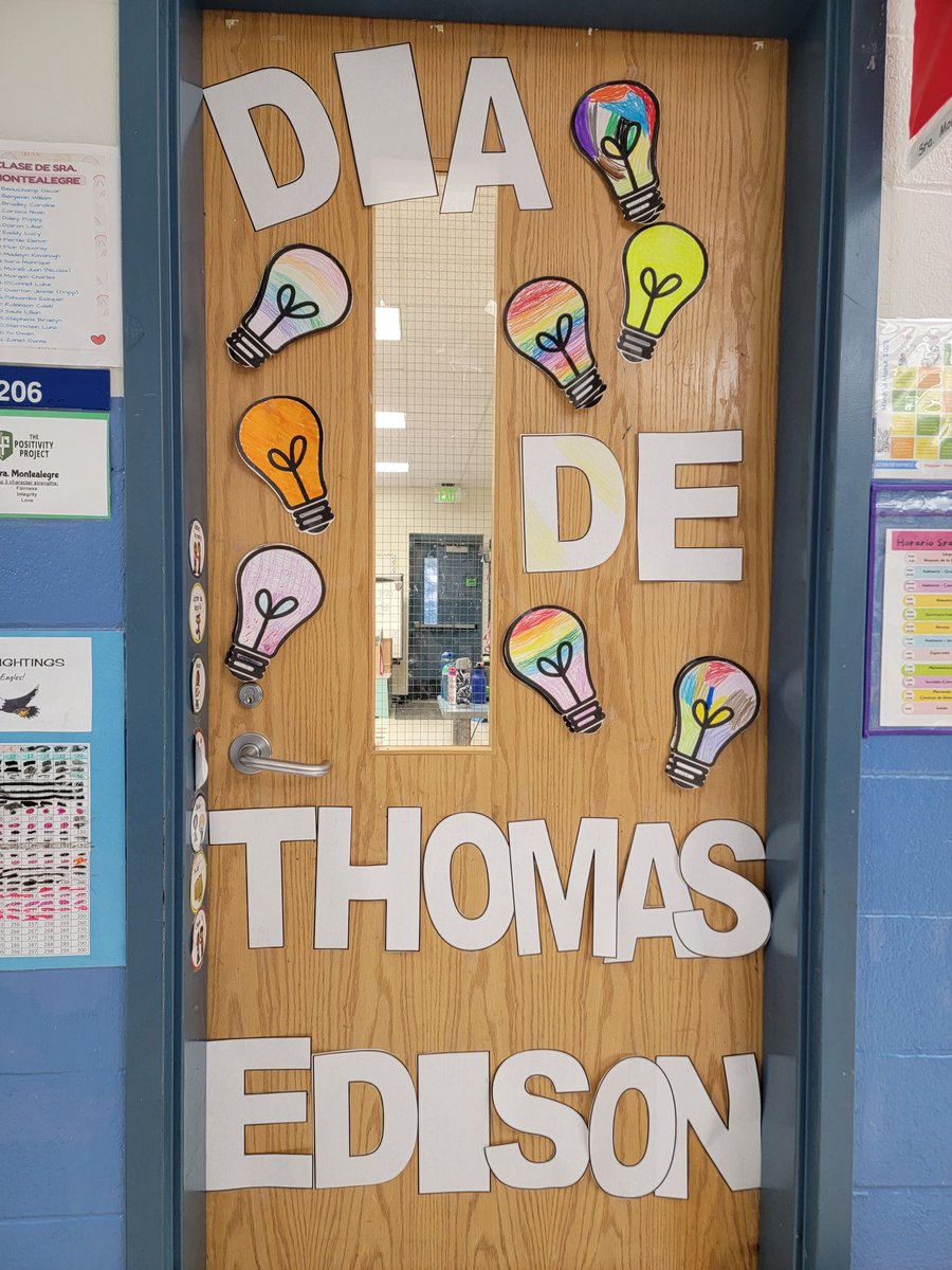 CaritoMonteale1's tweet photo. After reading an informational text about Thomas Edison in our Adelante program, kids had their second Show &amp; Tell: If you were Thomas Edison, what would you invent? 
@JeffreysGroveES @ParticipateLrng #unitingourworld @BenchmarkEdu #ThomasEdison #Kindergarten https://t.co/sMgrmlsJ1A