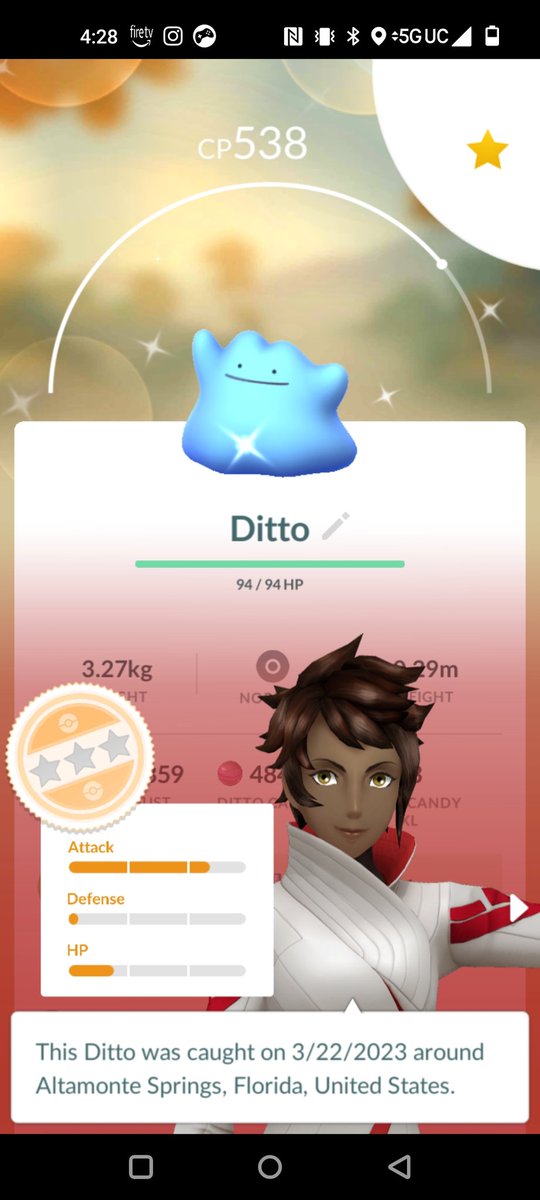 TharealMrRogers's tweet photo. #ShinyDitto from the house.. I love getting #ShinyPokemon right when I get home from work lol #PokemonGO #HouseSpawn #LetsGOevent https://t.co/q6BYSKkLZN