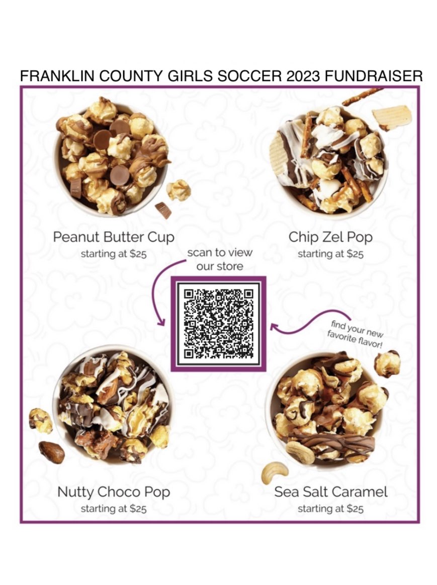 FchsLady's tweet photo. Girls soccer is going into our 6th year for new uniforms.  We need new ones badly.  Order some gourmet popcorn and support our cause! https://t.co/9Ctg8tGzIQ