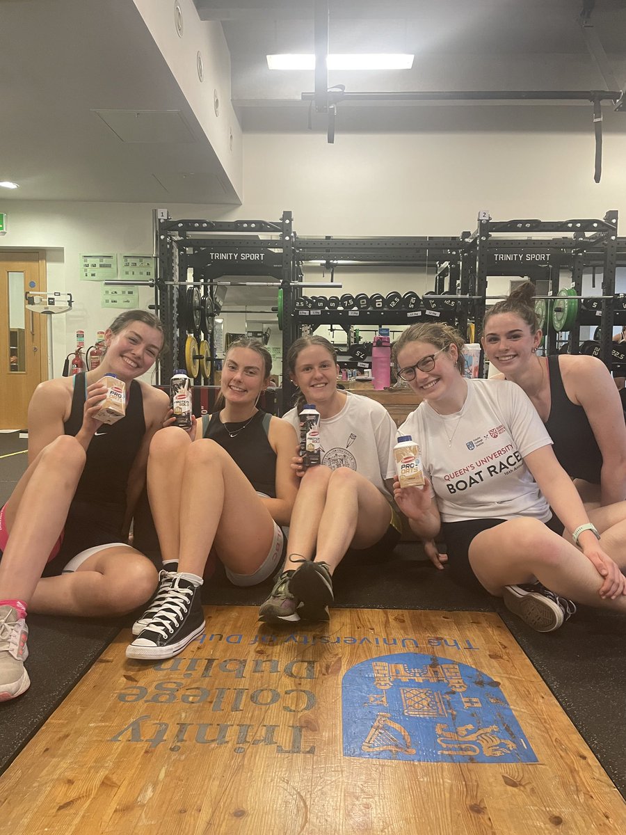 DULBC1976's tweet photo. Thanks to @AvonmoreProtein for aiding our recovery between sessions in the build-up to Colours! 
#fearthefuchsia #studentathlete #gains https://t.co/Owf4r8DWMT