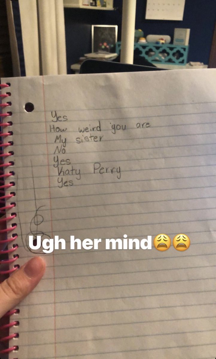 thinking about this poem my sister wrote when she was 7
