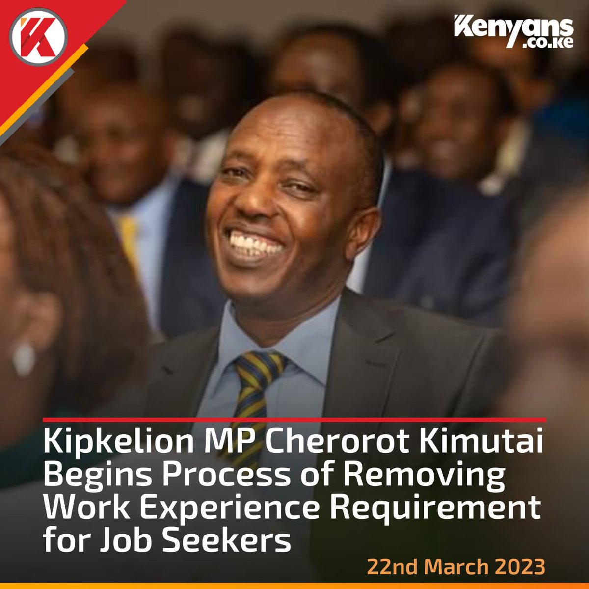 The legislator sought an explanation the evaluation tool used to assess the capacity to deliver for the fresh job seekers who have found it hard to manoeuvre in the job market thus lacking an even fair ground to benefit and grow their careers.

#13thParliament
#HereToServeYou