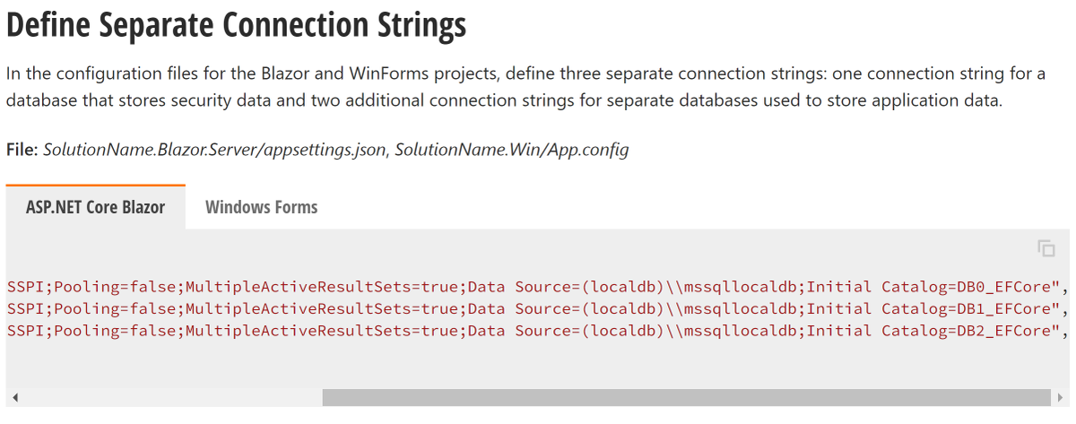 DevExpress_XAF's tweet image. New Help Topic: Use Multiple Data Models Connected to Different Databases in Entity Framework Core with #XAF
docs.devexpress.com/eXpressAppFram…
#EFCore #EntityFramework #ORM #RAD #NetCore #AspNetCore #Web #Windows #WinForms #Blazor