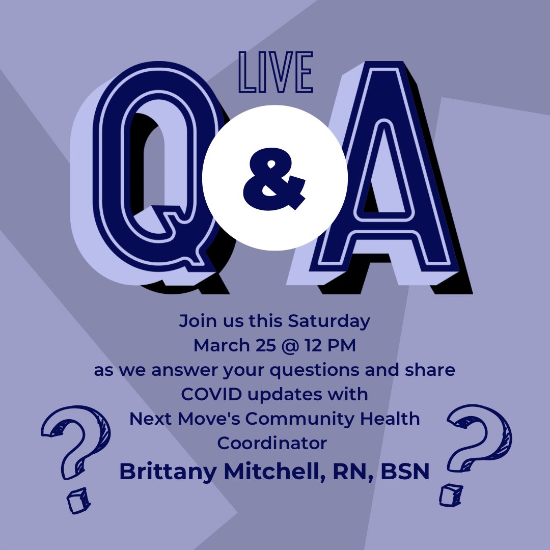 nextmovecs's tweet photo. Join us on Instagram or Facebook for our Live Q&amp;A this Saturday! 

https://t.co/wQy9iPKE0R https://t.co/lj9JKjFkYv