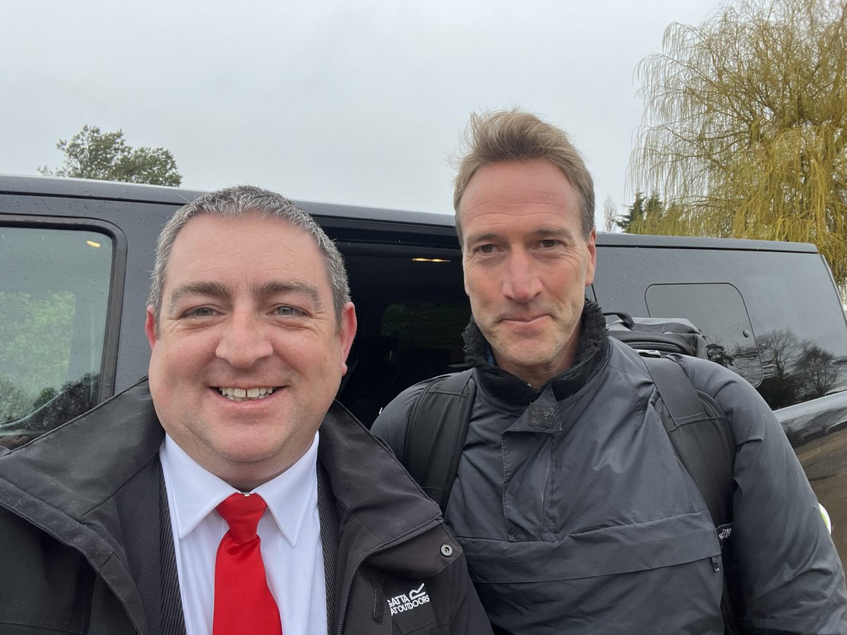 neilwarne's tweet photo. I actually had the privilege of transporting Ben Fogle in one of our vehicles this week. @TravelWolds https://t.co/0zFN8BeWHa