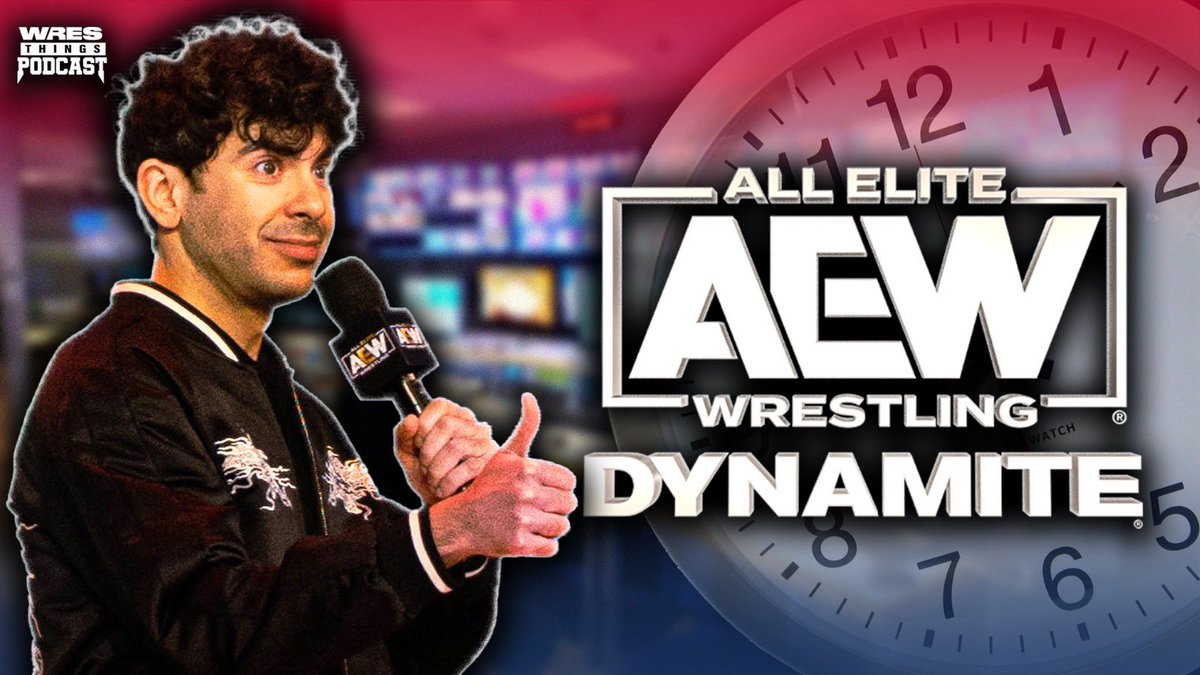 WRESTHINGS's tweet photo. AEW's getting a third hour of TV - should Dynamite expand to three hours or should we get a new show altogether? 

The mandem weigh in.

SHOULD AEW DYNAMITE BE 3 HOURS | #WRESTHINGS

VIDEO: https://t.co/8lY1lNeNIA https://t.co/zVv2NYEovF