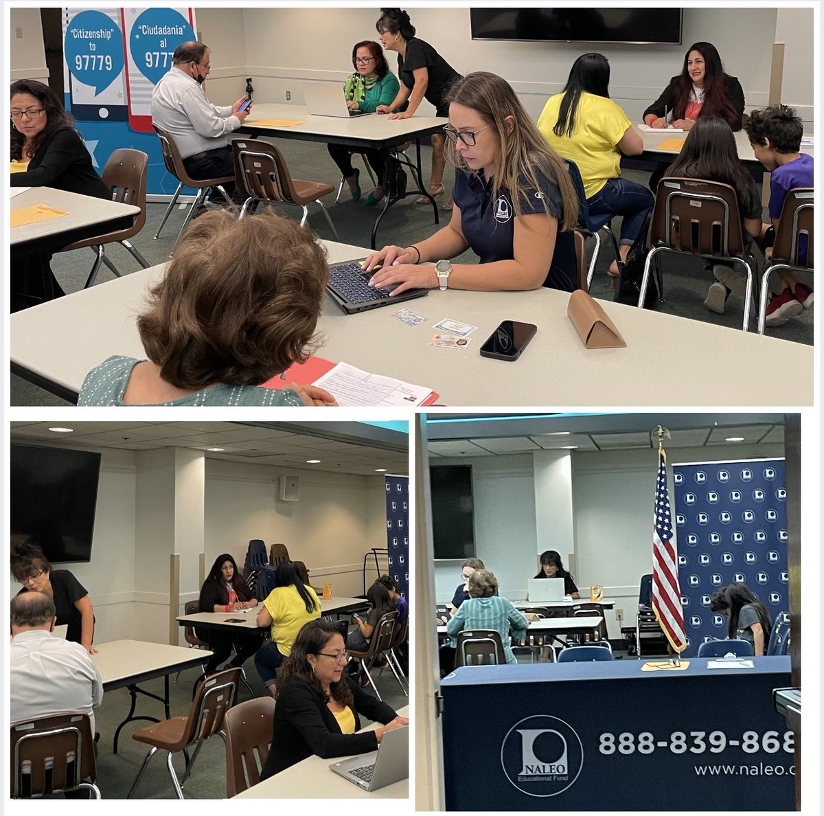 @NALEO is committed to helping the more than 4 Million Latinos eligible to attain U.S. Citizenship to start their journey towards naturalization through information dissemination &amp;  application assistance. Thanks to @JackieJcolon &amp; @Jenny__Ash for leading this work in Florida. https://t.co/onsGOAa7E3