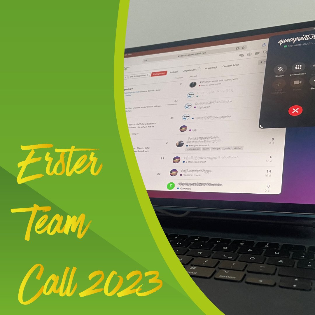 queerpoint's tweet image. Gestern fand die erste Telefonkonferenz des Jahres statt, bei der alle Benutzer transparent mit hören konnten. Unter anderem ging es um etwas, dass wir in den nächsten Tagen im Forum veröffentlichen.
Wenn du wissen willst, um was es geht, schau doch im Forum vorbei.
