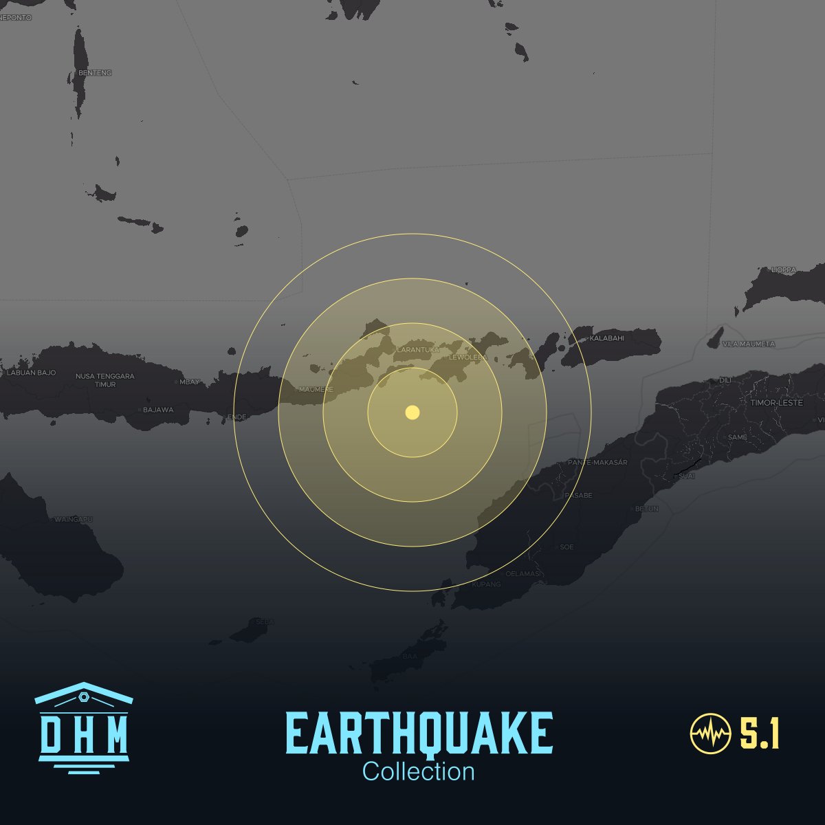 DHM_Alerts's tweet photo. M5.1 earthquake auto-minted a new #NFT for @datamuseum

M5.1 #earthquake 105 km ESE of Maumere, Indonesia that occurred at 2023-03-22T20:42:19.318Z.

🔬  https://t.co/SJ9yKnJzve
📰  https://t.co/O5Nxjhsvzt

#algorand #history #seismology https://t.co/4LP2uz6muO