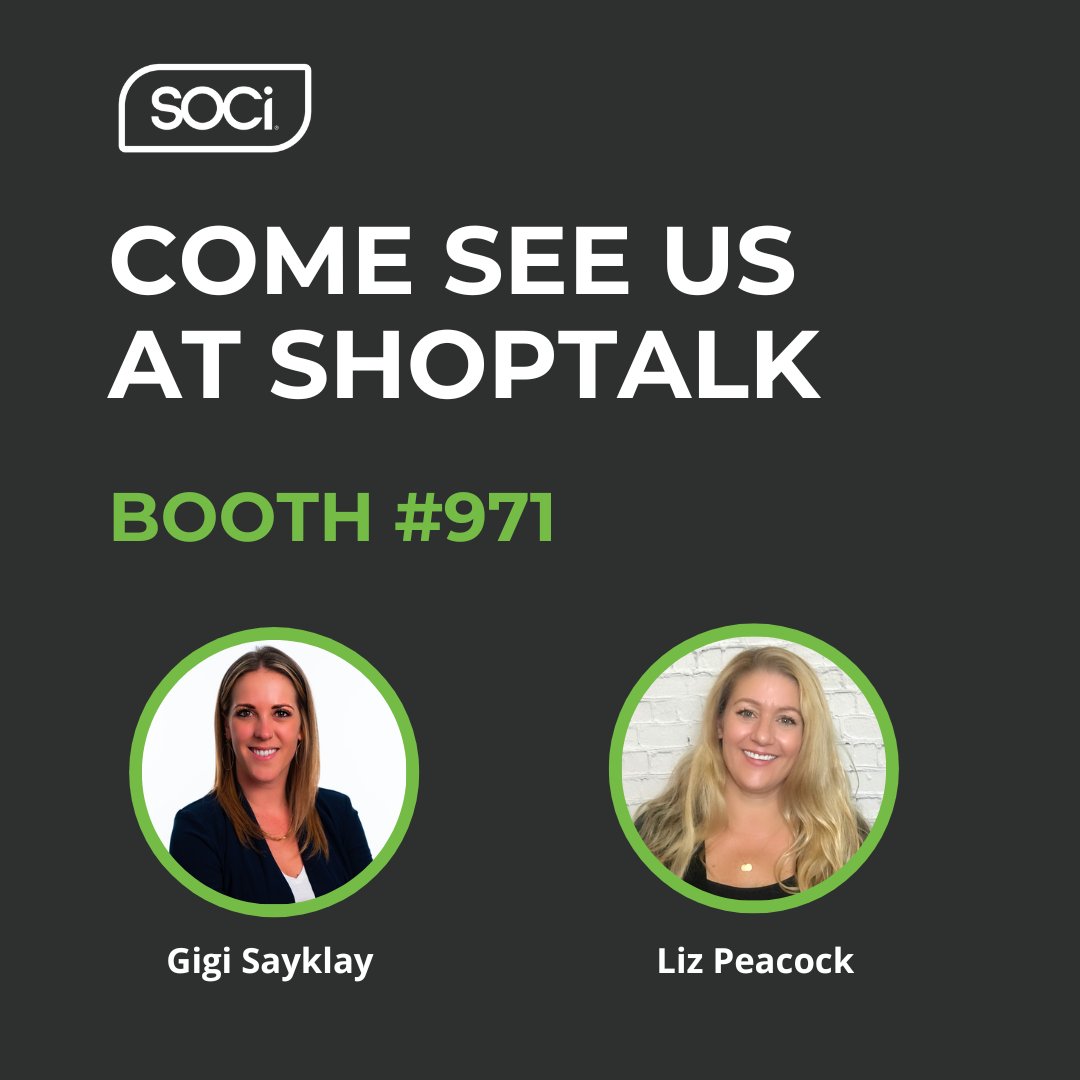 soci_ai's tweet image. Team SOCi is heading back to Vegas for Shoptalk on March 26-29! Stop by booth #971 to gain insight into how to crush your #localizedmarketing strategy in 2023. shoptalk.com/us/agenda