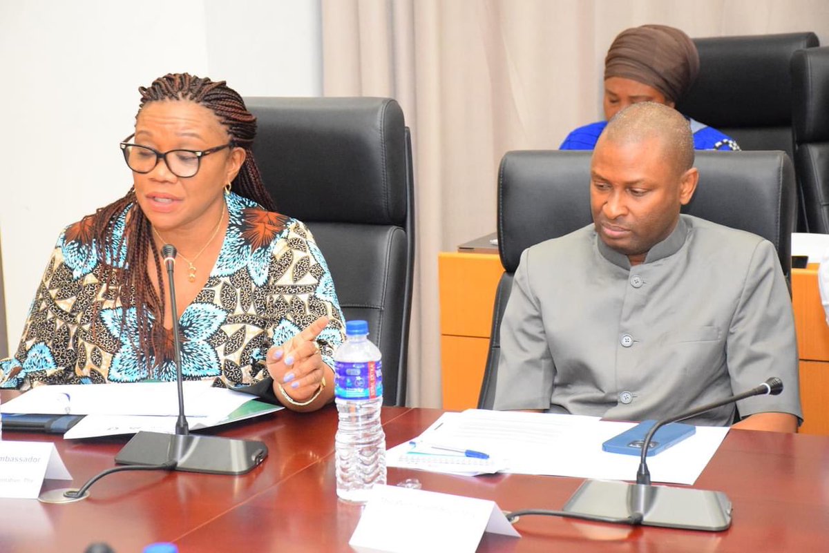 PilotGambia's tweet photo. Yesterday,GAMWORKS held the Third Project Steering Committee (PSC) Meeting for the Gambia Pilot Project Funded by KfW through the ECOWAS commission in Abuja.The committee is co-chaired by the Vice President of the ECOWAS commission and the Minister of Finance and Economic Affairs https://t.co/xR1JazLN28