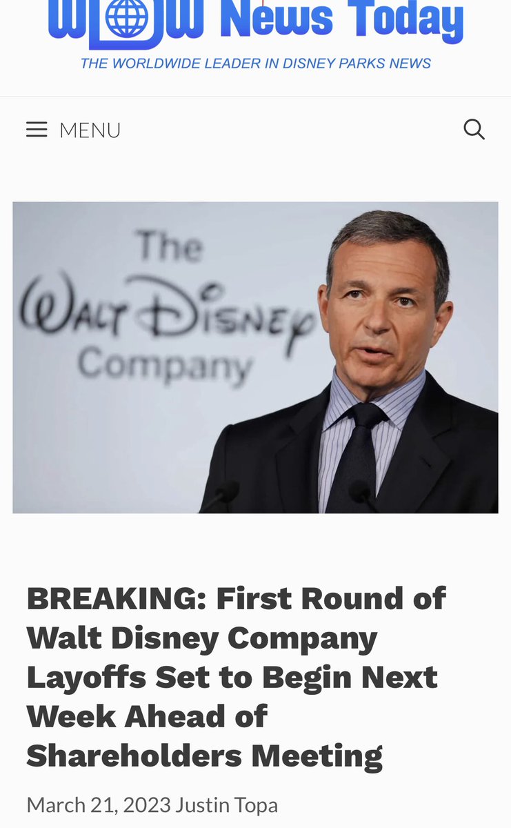 @CalltoActivism Disney is really showN them. 
Stocks down over 30% since they decided to interject. 
Massive round of layoffs coming up! 
#GoWokeGoBroke 