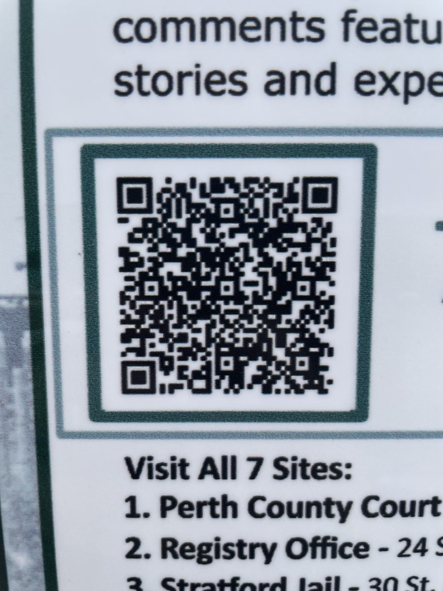 Did you know the Gallery used to be a pumping station? The Stratford-Perth Archives offer a tour of notable historic buildings across Stratford - we're part of it! Scan the QR code (with another device) to read more about our historic building🚰 #Water #Heritage #PumpHouse