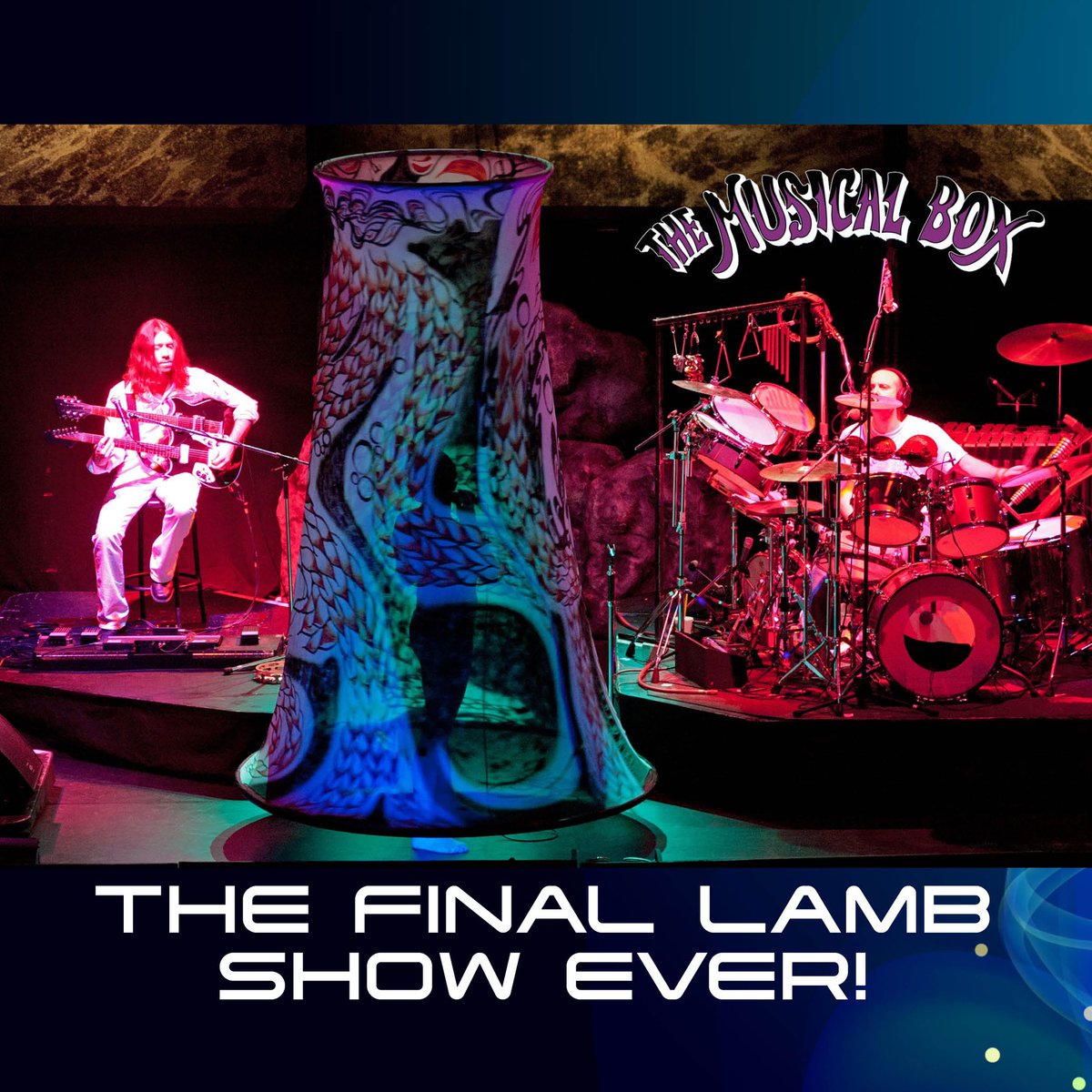 it_Website's tweet image. THE MUSICAL BOX spielen ihre weltweit allerletzte "The Lamb Lies Down On Broadway"-Show am 15. Juli beim Night Of The Prog Festival.
Details: bit.ly/3FHGpzn 
#genesis #themusicalbox @NightOfTheProg @WiVTours