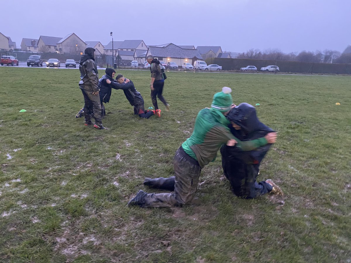 timpoole959's tweet photo. What a great end to the WRU Early Contact Course at @whitlandrfc this evening? Very energetic, enthusiastic and motivated bunch of coaches, eager to learn for the betterment of their players! #WRU_Community #getcoaching #tackletech #contactarea #creativecoaching https://t.co/jKjnO5IUH2