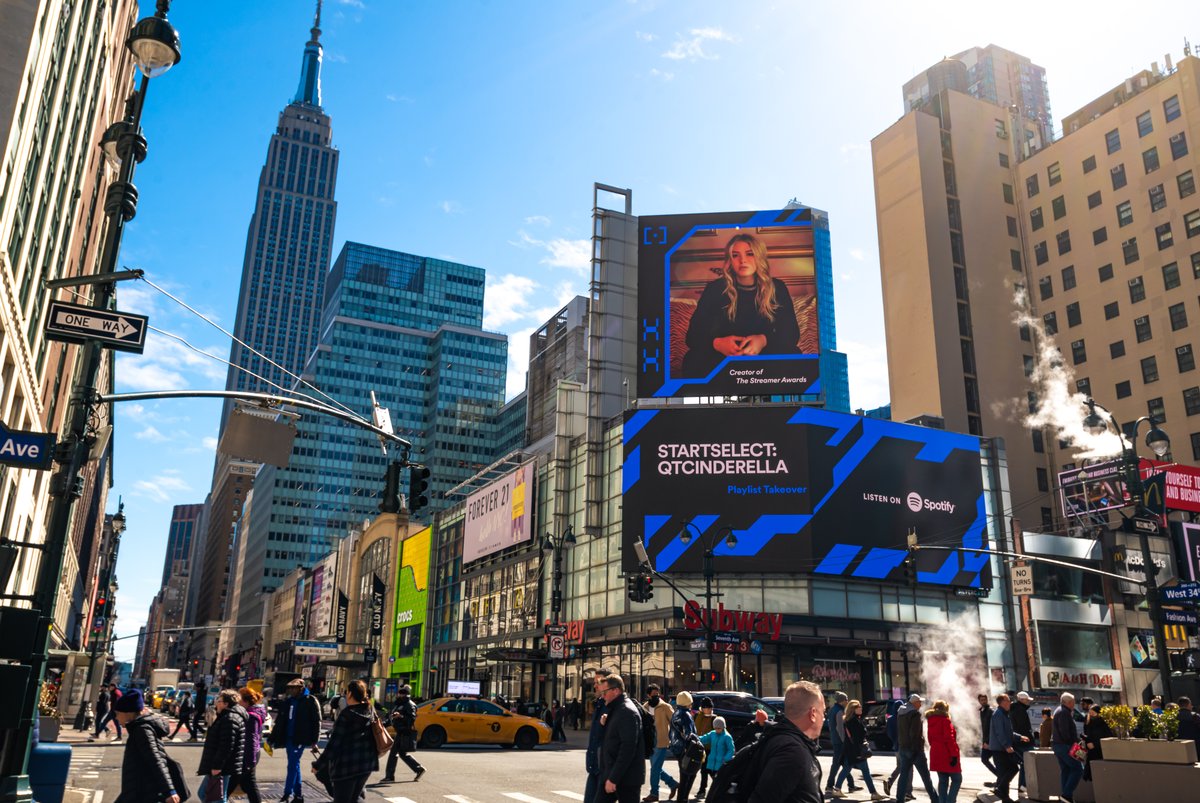 The Streamer Awards were a blast! Make sure y'all keep listening to my takeover of the Star Select playlist on Spotify in honor of the show #spotifyPartner. 

open.spotify.com/playlist/37i9d… 

Also look im on a billboard