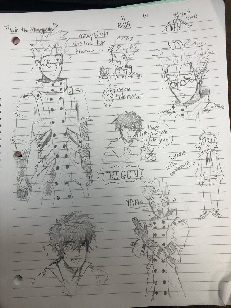 gegizo's tweet photo. I forgot how to post on twt
Anyway gonna keep a thread of all my Trigun shit here…

#TRIGUN #TRIGUNMAXIMUM #TRIGUNSTAMPEDE #TRIGUNイラコン #vashthestampede #vashwood https://t.co/Hlebdct85b