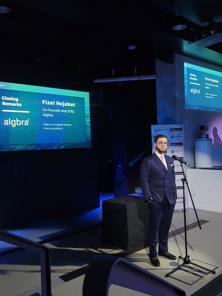 We are wrapping up our Politics to Save the Planet event now with some closing remarks from Fizel Nejebat, Co-Founder and COO at one of our amazing sponsors - @myalgbra

Looking forward to the post-event networking session! 😁