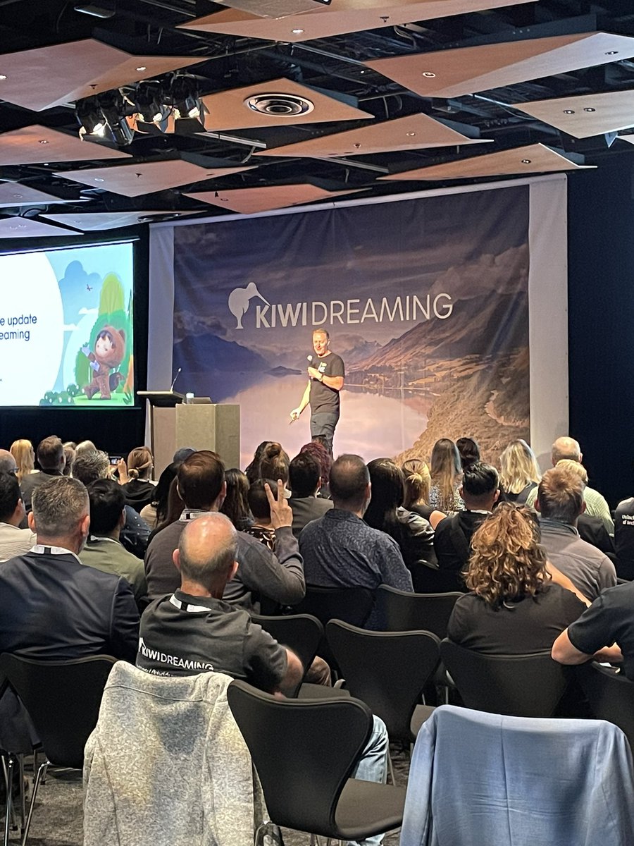 Underway at #kd23 #kiwidreaming <a href="/salesforceapac/">Salesforce APAC</a> <a href="/pipms/">Pip Marlow</a>