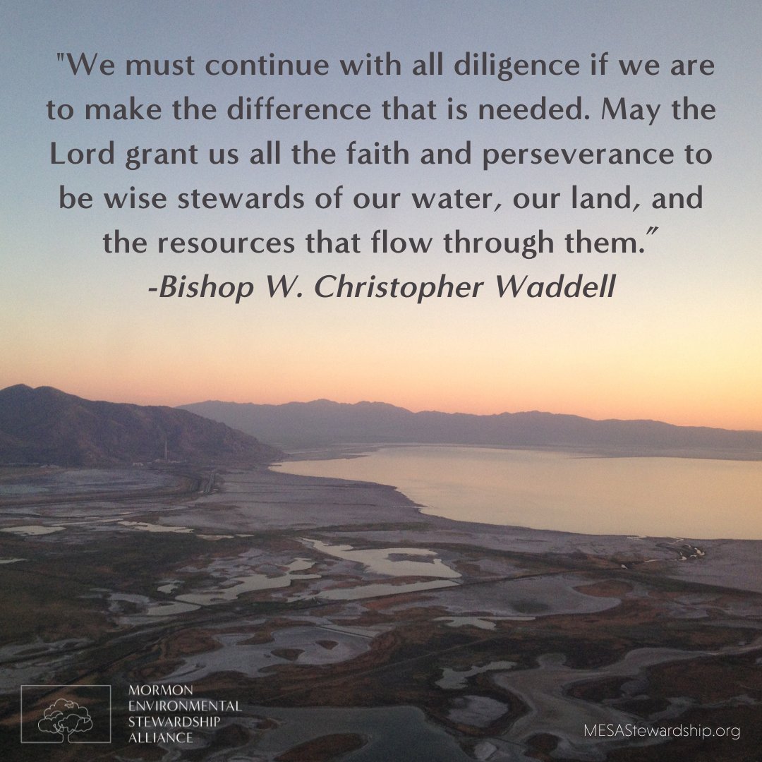 Mormon Environmental Stewardship Alliance tweet media