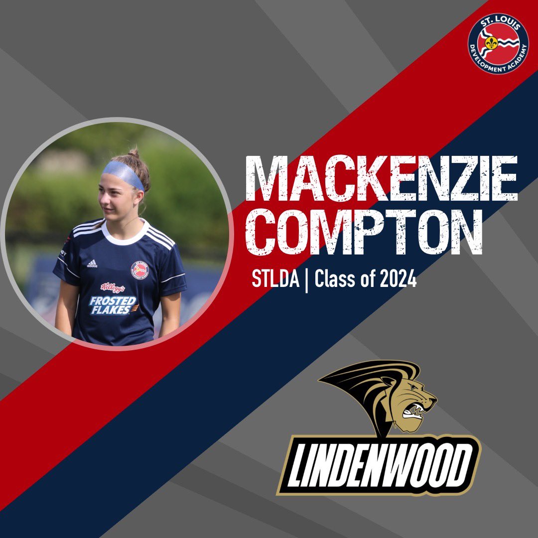 mcompton710's tweet photo. I am excited to announce my verbal commitment to continue my athletic and academic career playing Division 1 soccer at Lindenwood University! Thank you to my family, coaches, teammates, and friends for making this possible! Go Lions! @05SportingStl @GAcademyLeague @LindenwoodWSOC https://t.co/bzBWCN17hp
