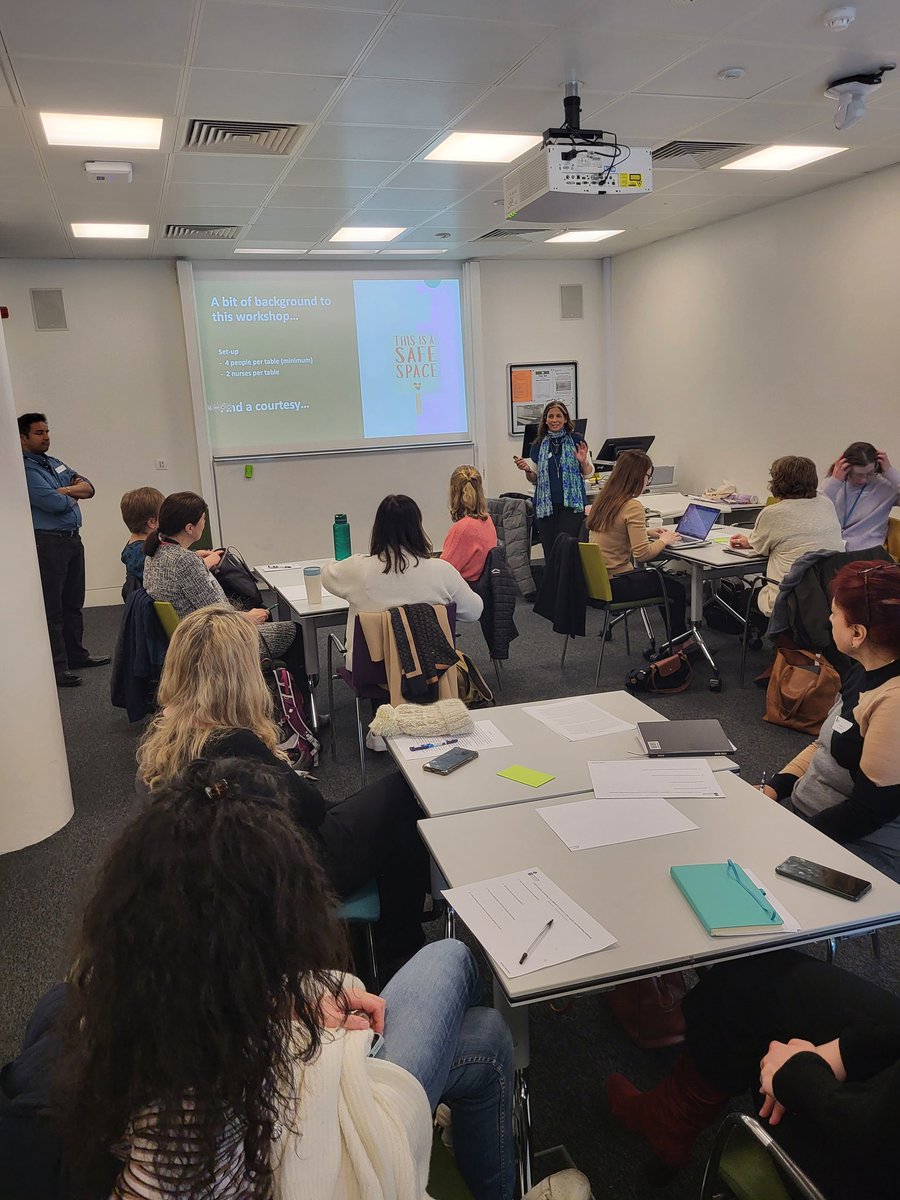 Followed directly by helping Lina and Shone facilitate a brilliant peer support and network session for #NMAHPs