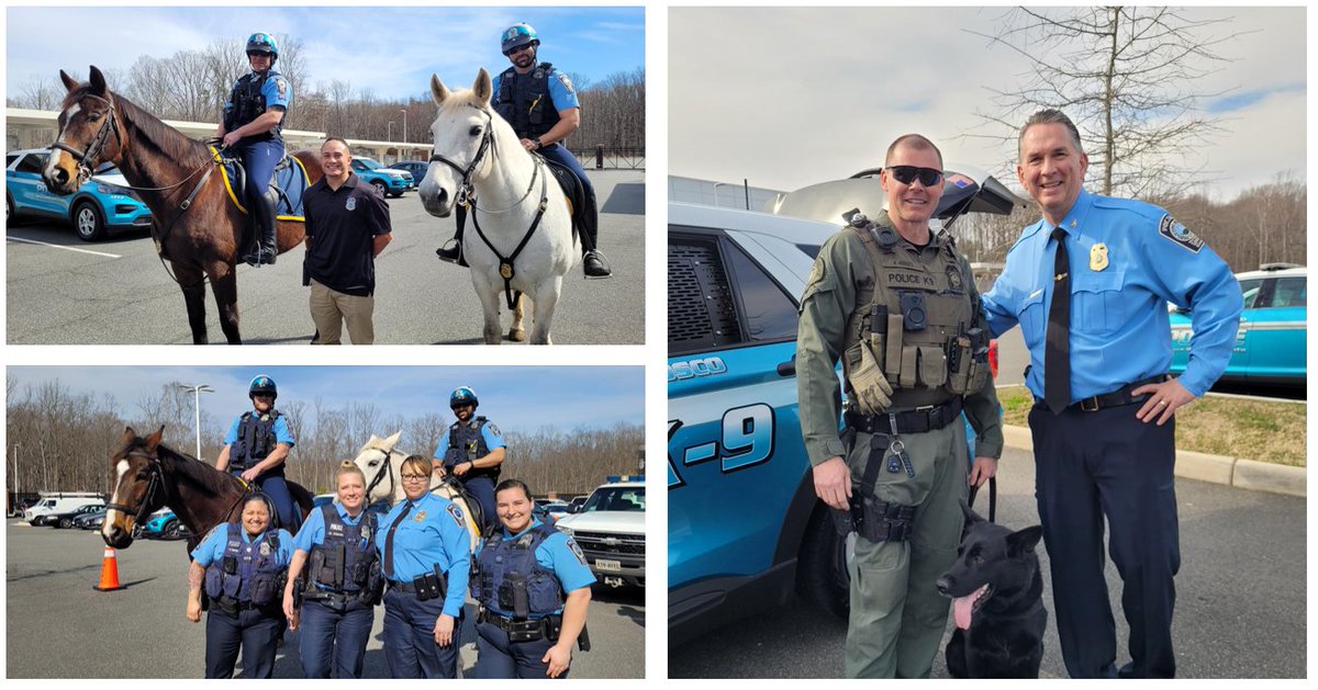 PWCPolice's tweet image. BRAVO TO FOREST PARK HS! Thank you Forest Park High School representatives for the wonderful Police Appreciation Dinner at our Central District Station.  #PWCPD is appreciative of your generosity of both time &amp;amp; talent. Thanks very much! #SROs #HorseMountedPatrol #K9 @ChiefNewsham