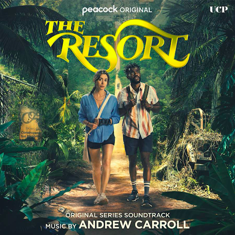filmmusicrep's tweet photo. Soundtrack album to be released for Peacock's 'The Resort' starring William Jackson Harper &amp; Cristin Milioti feat. music by 'Lodge 49' composer @Andrew_Carroll. https://t.co/6nrfbcOKVG https://t.co/3OMkRkPzS9