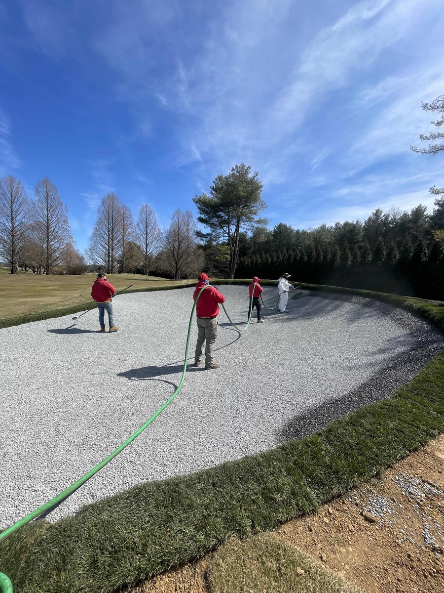 The various stages of bunker renovations over at the Eagles Nest Country Club. 
#betterbillybunker #AspenRed #golfcourseconstruction