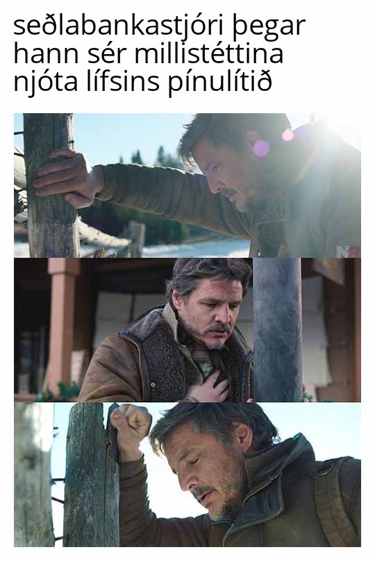 Ég míma í gegnum tárin