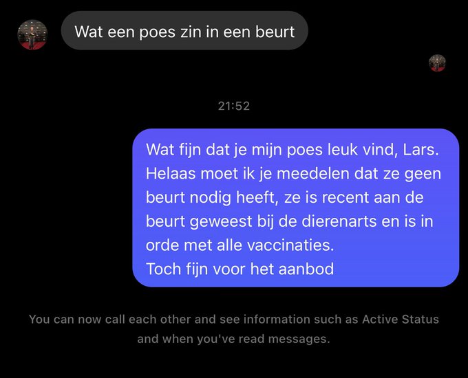 Wat hebben mensen toch met mijn poes&hellip; https://t.co/DwTitH4srK<a href="/tag/riptwitter"class="tags"><span>#riptwitter</span></a>