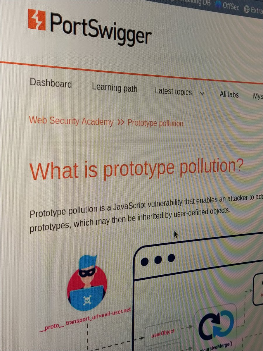 error404sec's tweet image. Let's go for that RCE! 
#prototypepollution #pentesting #webhacking