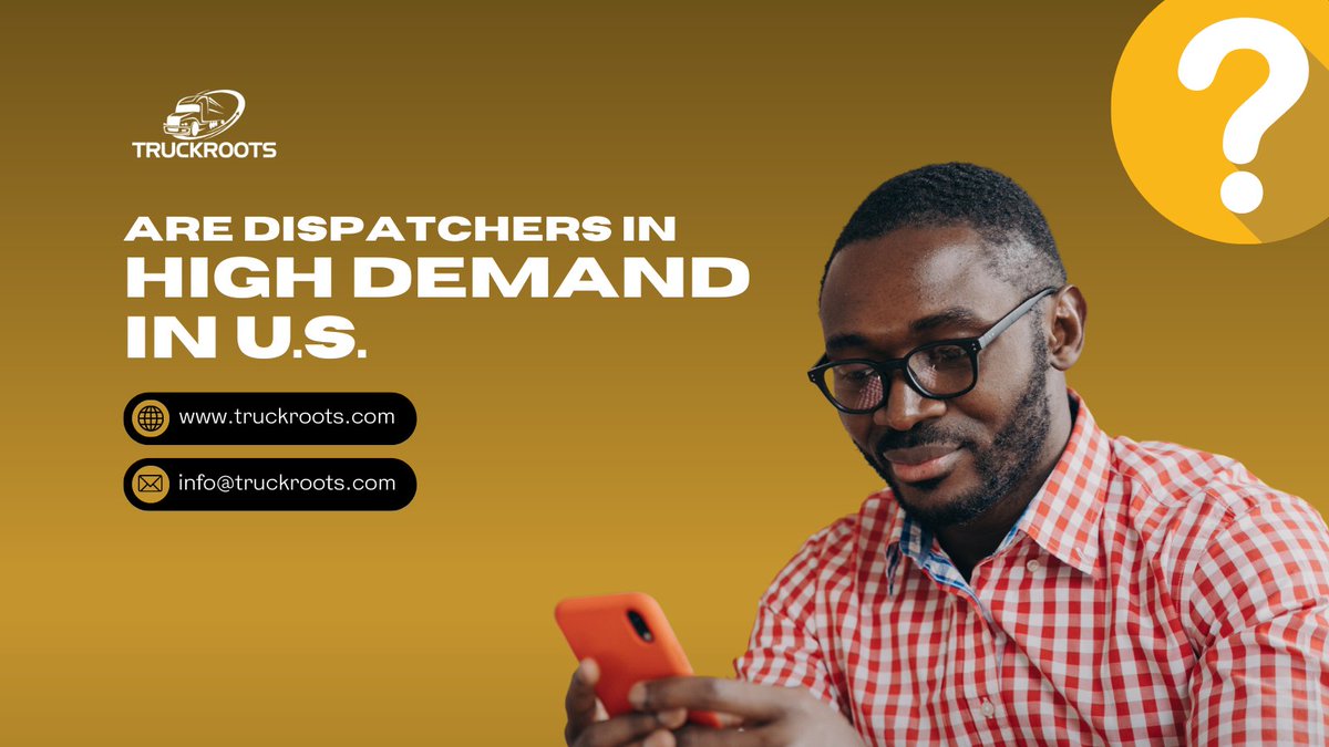 truckroots's tweet photo. Demand for Dispatchers is expected to go up, with an expected 14,250 new jobs filled by 2029. At truckroots we've got great dispatching courses for you, so you can learn this great skill easily. 
Sign up today and Start learning. 
#truckroots #trucking #dispatchingcourses https://t.co/MzYXUQAxUt