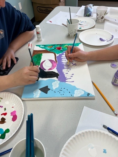 What do plants and paint have in common? Well...today, in our Teen Expressions Series, we combined planting succulents and group painting to make up for last week's snow day. What a fun and creative time making new friends!  #teengroup #teenexpressions #TheUpperRoomNH