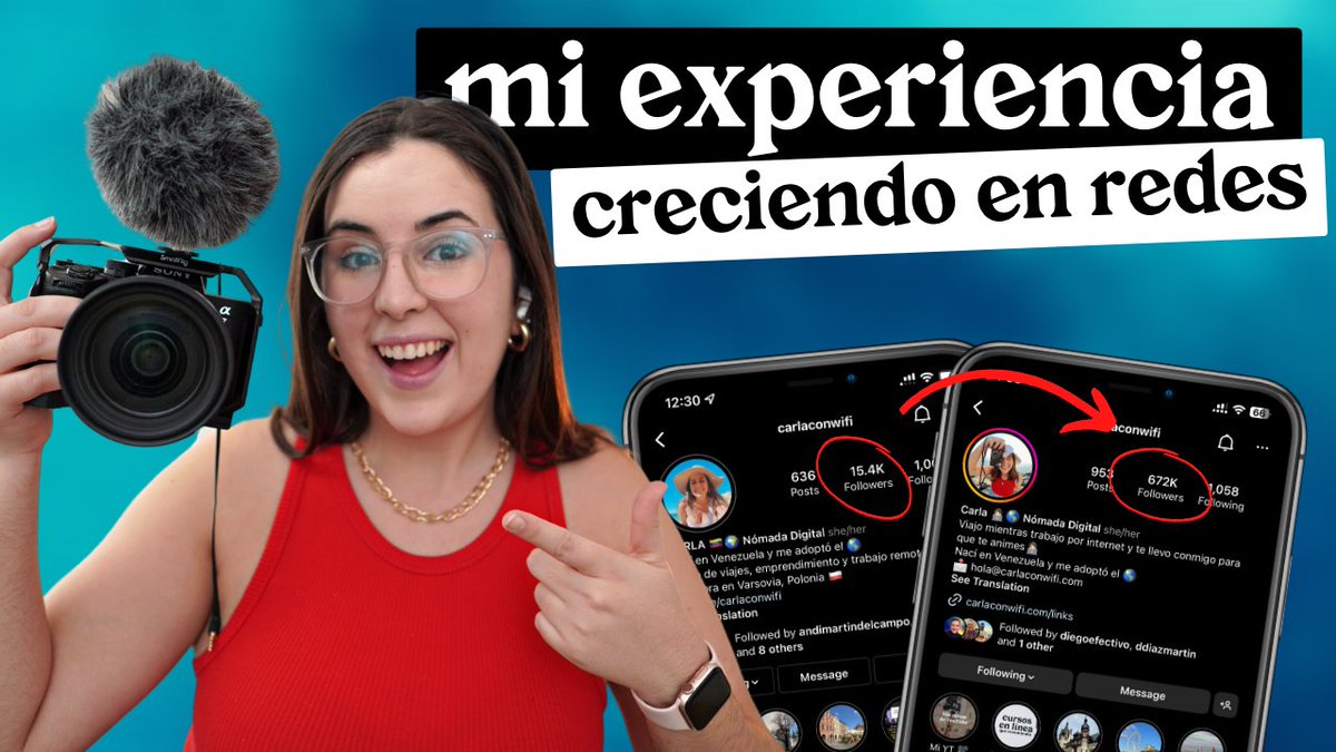carlaconwifi's tweet photo. ¿Te gustaría crear tu marca personal y CRECER en redes? Les subí unos videos con la historia de cómo crecí mi comunidad a 670mil y cómo puedes hacer para lograrlo tu también 🚀

Velo aquí 👉🏼 https://t.co/NhneirniTc https://t.co/3t26nvnlRk