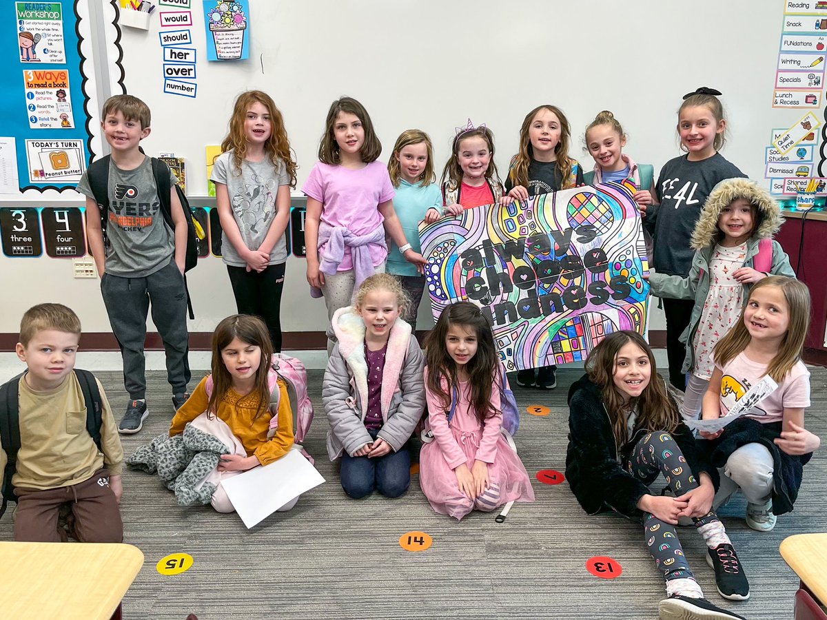 Our first Concord Kindness Club meeting 💕 <a href="/ConcordGV/">Concord Elementary</a>