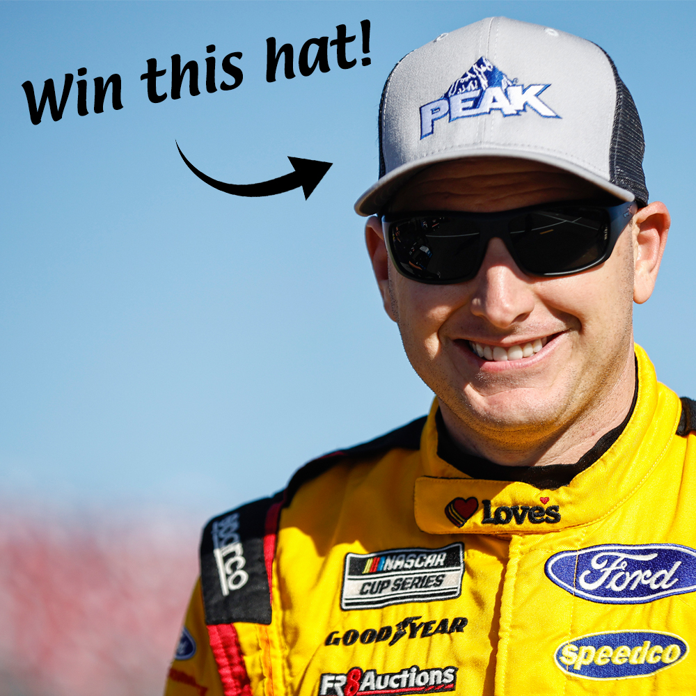 Giveaway! RT for a chance to win a signed <a href="/peakauto/">#PEAKSquad Leader</a> hat, if <a href="/Mc_Driver/">Michael McDowell</a> wins the <a href="/NASCAR/">NASCAR</a> race at @NASCARatCODA, with @lovestravelstop this weekend! #PEAKSquad