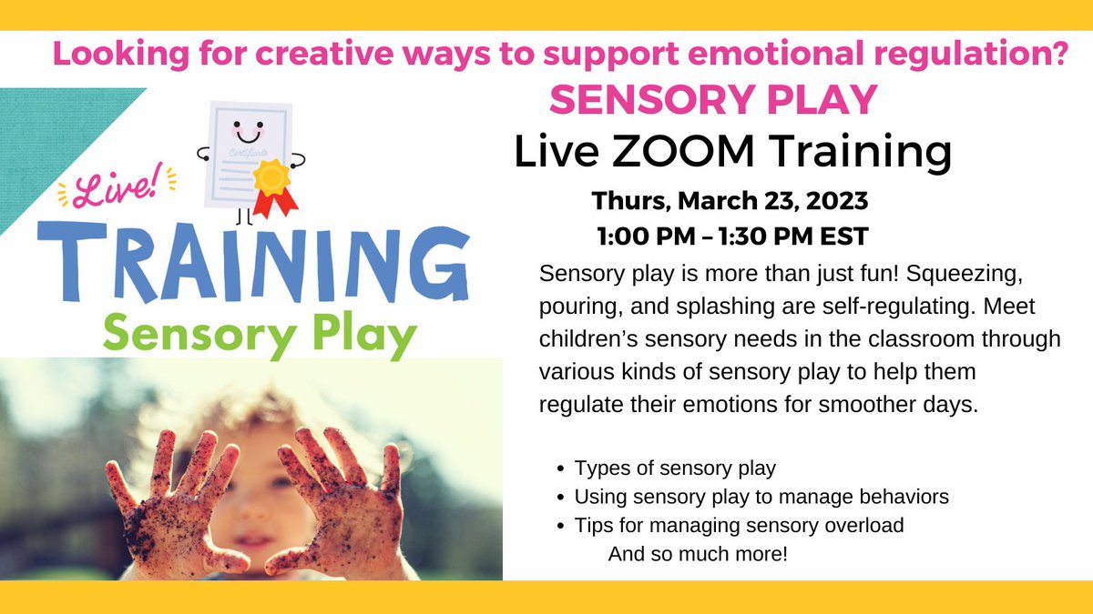 ExpCurriculum's tweet image. Looking for creative ways to support emotional regulation? Register here: eventbrite.com/e/live-trainin…