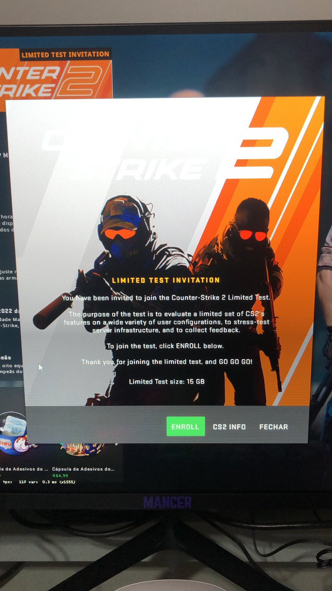 acontece's tweet photo. @Gaules Alô alô tamos aí! Um jovem senhor dando bala no #csgo2 https://t.co/rFJbemdjOL