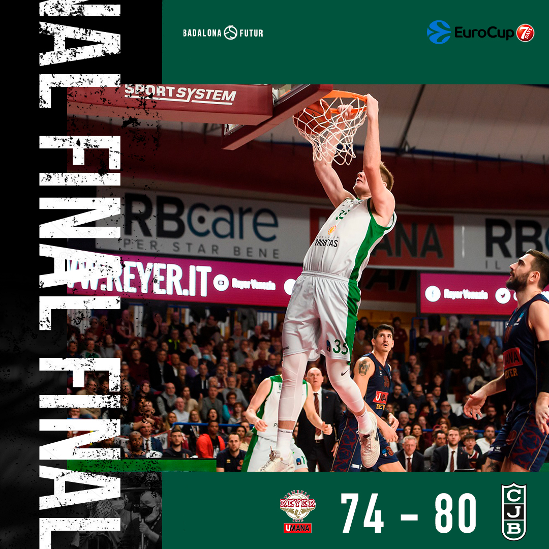 Club Joventut Badalona (@penya1930) on Twitter photo 💚🖤 FINAAAAL! Victòria a Venècia, seguim lluitant pel Top1!!
<a href="/REYER1872/">Reyer Venezia</a> 74-80 <a href="/Penya1930/">Club Joventut Badalona</a>
🎯 Henry Ellenson: 18 punts / Ante Tomic: 16 punts
#BadalonaÉsFutur 💚🖤 FINAAAAL! Victòria a Venècia, seguim lluitant pel Top1!!
<a href="/REYER1872/">Reyer Venezia</a> 74-80 <a href="/Penya1930/">Club Joventut Badalona</a>
🎯 Henry Ellenson: 18 punts / Ante Tomic: 16 punts
#BadalonaÉsFutur