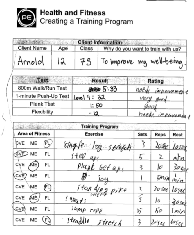 21physed's tweet image. Grade 4 #physed #pyppe using the Forming Decisions #AtL to draw conclusions on what their clients need to focus on. Ss analysed the data, cross-referenced it w/ testing data, and selected exercises from the #healthandfitness #powerpoint. @BCISonline warrior trainers in training!
