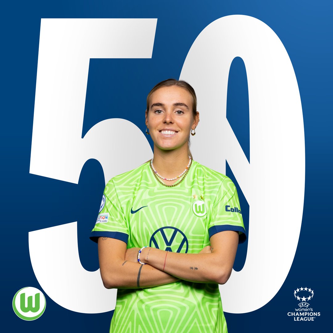 🇳🇱 Another new member of the 5⃣0⃣ #UWCL appearances club! 

<a href="/JillRoordNL/">Jill Roord</a> 🫡